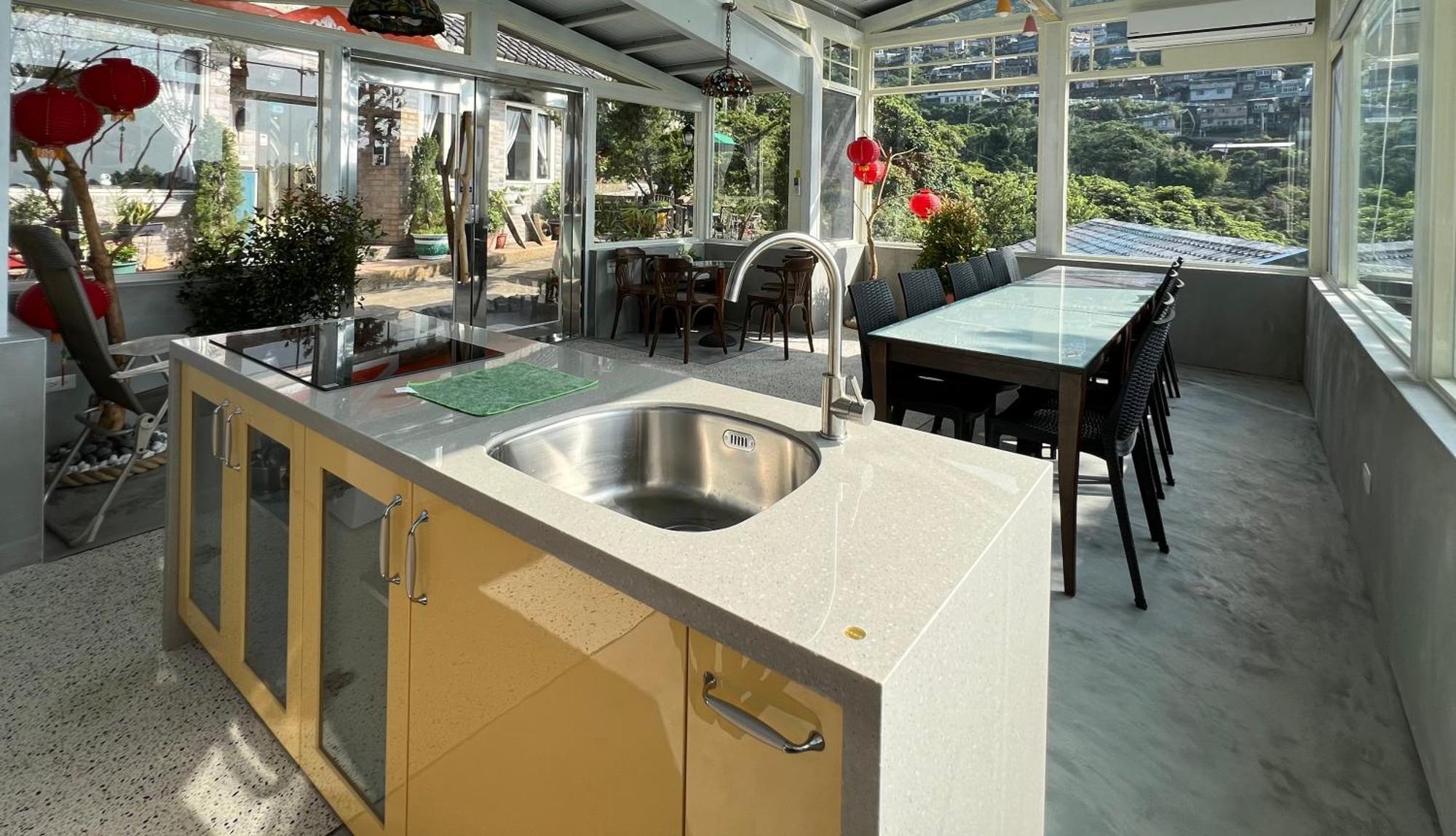 九份御華山莊 12人包棟 Apartment Luaran gambar
